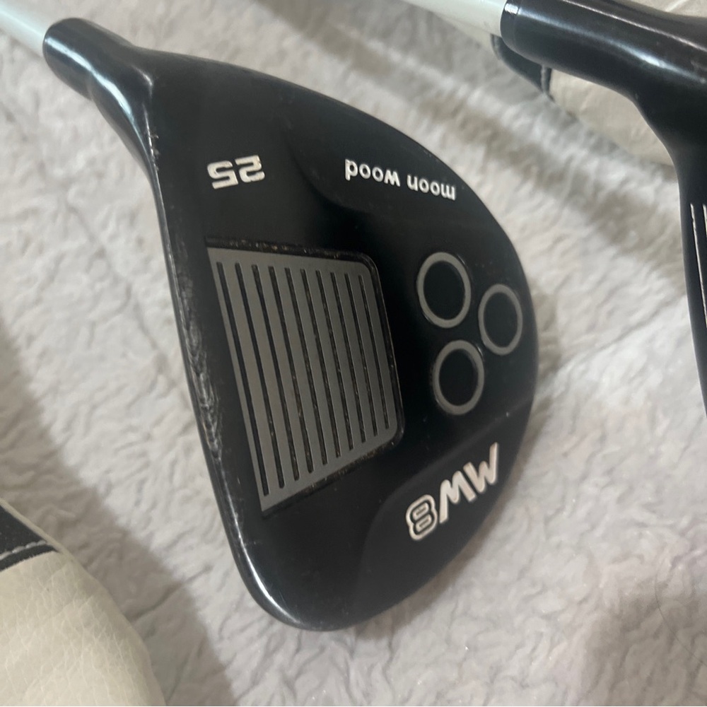 MOON WOOD MW8 Set 21 & 25° Fairway Metal RH Graphite Shaft 75g Regular Flex - Picture 2 of 10